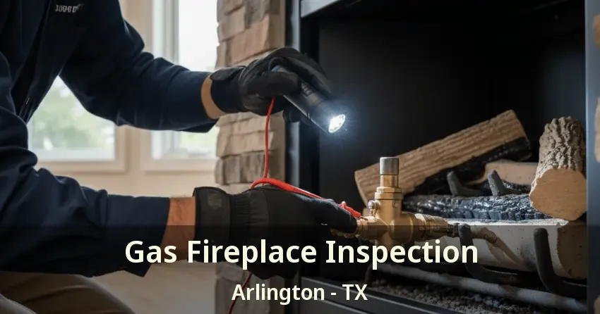 Gas Fireplace Inspection Arlington - TX