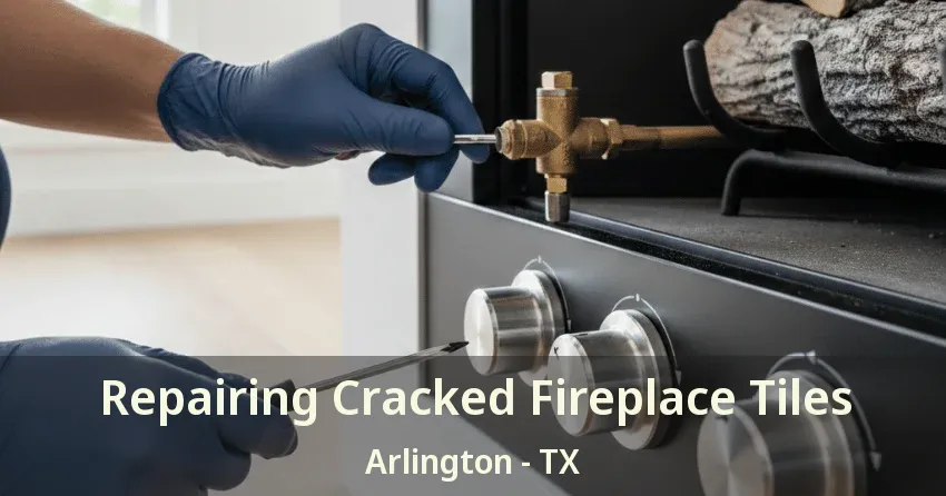 Repairing Cracked Fireplace Tiles Arlington - TX