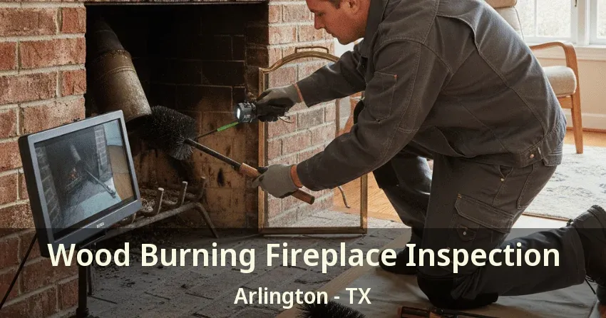 Wood Burning Fireplace Inspection Arlington - TX